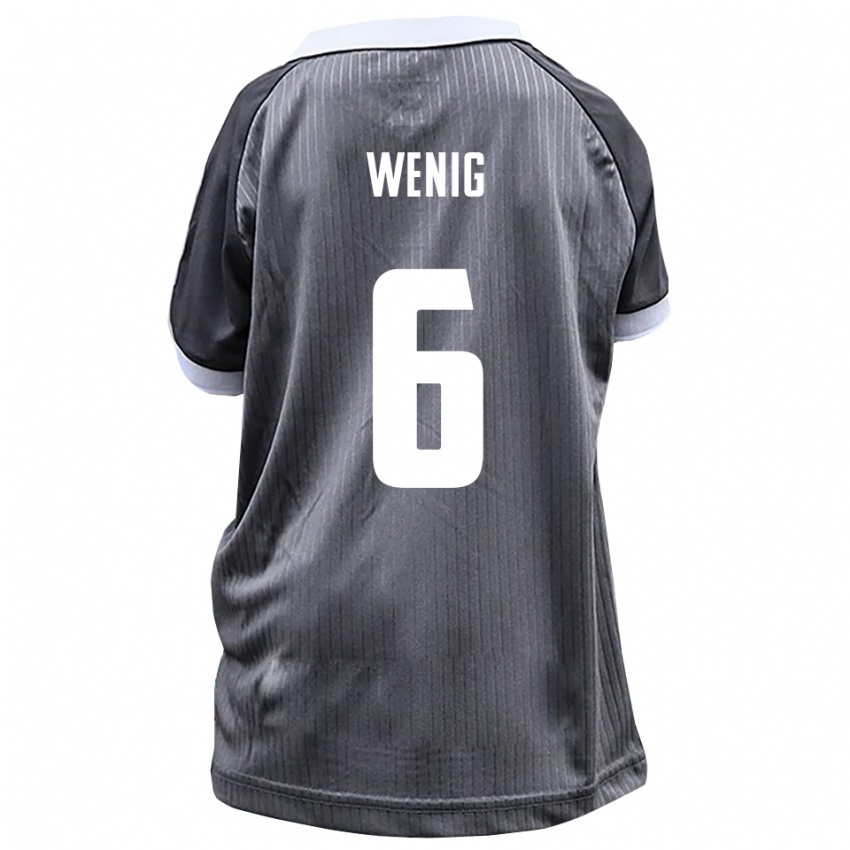 ילדים מרסל וניג #6 אפור לבן הרחק ג'רזי 2025/26 חולצה קצרה