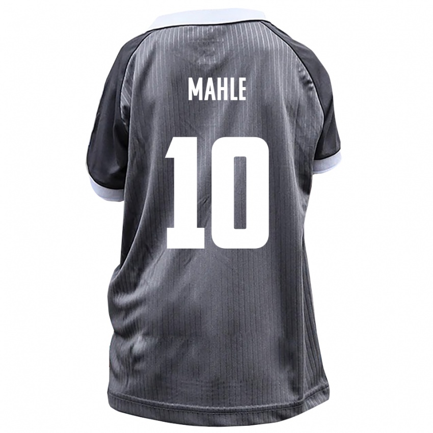 ילדים לינוס מאהלה #10 אפור לבן הרחק ג'רזי 2025/26 חולצה קצרה