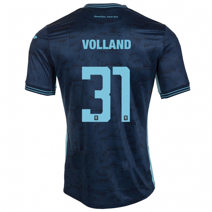 ילדים קווין פולאנד #31 כחול רויאל הרחק ג'רזי 2025/26 חולצה קצרה