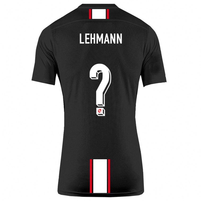 ילדים Tom Lehmann #0 שחור לבן הרחק ג'רזי 2025/26 חולצה קצרה