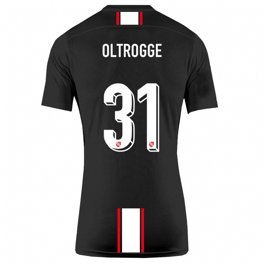 ילדים יאניק אולטרוג #31 שחור לבן הרחק ג'רזי 2025/26 חולצה קצרה