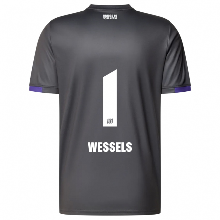 ילדים פליקס וסלס #1 אפור סגול הרחק ג'רזי 2025/26 חולצה קצרה