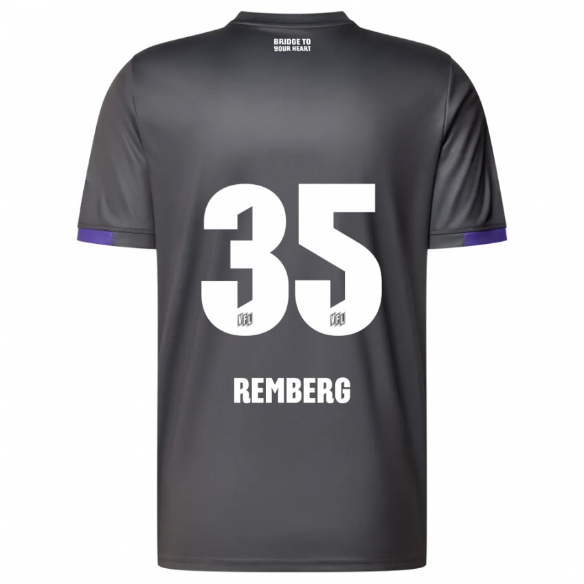 ילדים Mats Remberg #35 אפור סגול הרחק ג'רזי 2025/26 חולצה קצרה