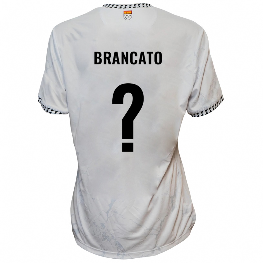 ילדים Elisea Brancato #0 לבן שחור הרחק ג'רזי 2025/26 חולצה קצרה