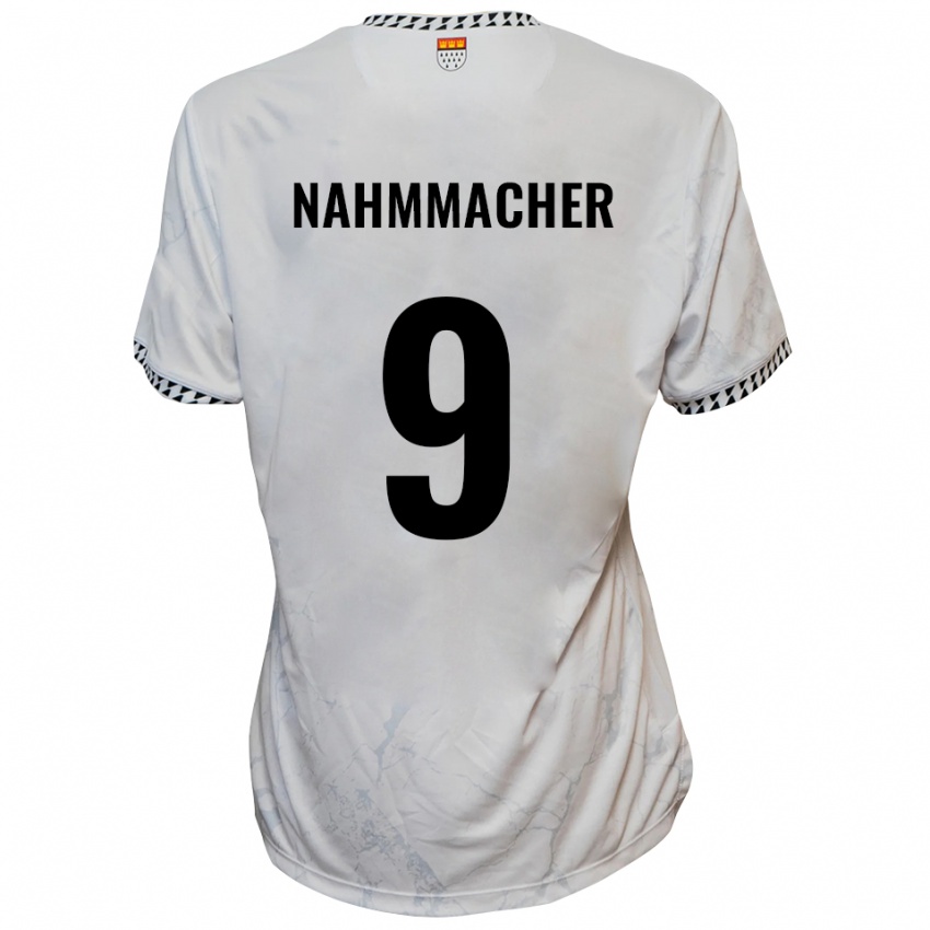 ילדים Emil Nahmmacher #9 לבן שחור הרחק ג'רזי 2025/26 חולצה קצרה