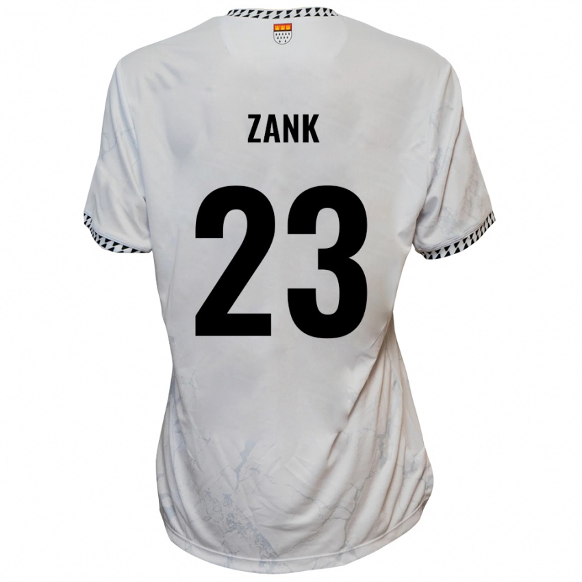 ילדים בנג׳מין מרלין זנק #23 לבן שחור הרחק ג'רזי 2025/26 חולצה קצרה