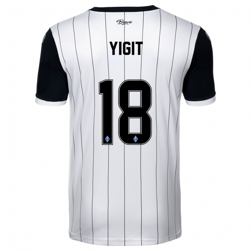 ילדים סייהאן ייג׳יט #18 לבן שחור הרחק ג'רזי 2025/26 חולצה קצרה