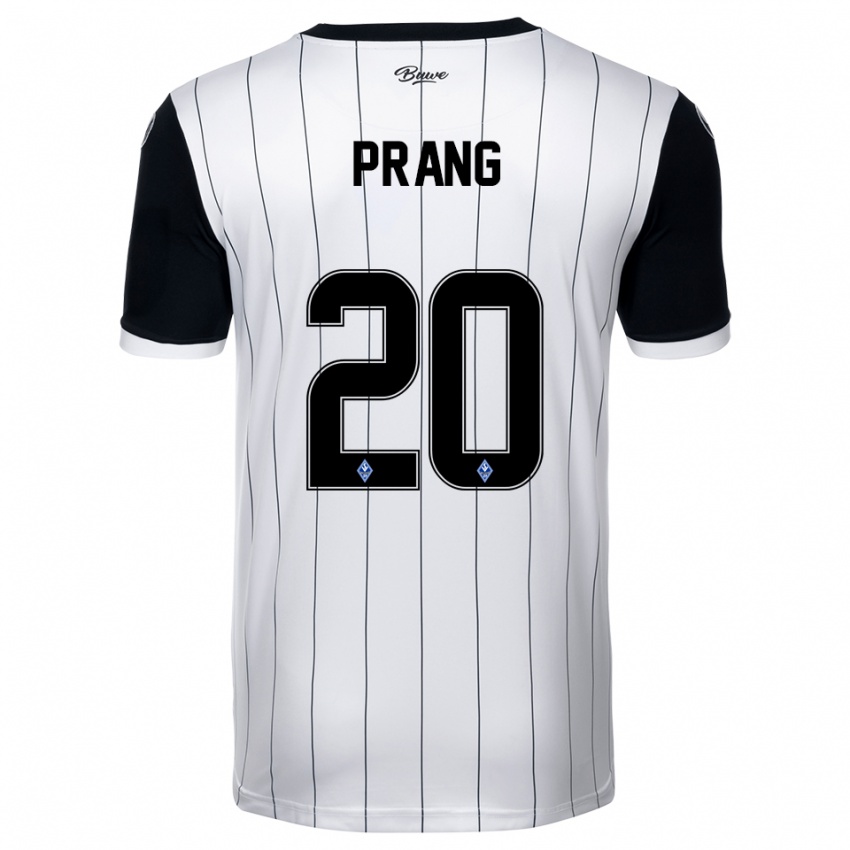 ילדים אבה פראנג #20 לבן שחור הרחק ג'רזי 2025/26 חולצה קצרה