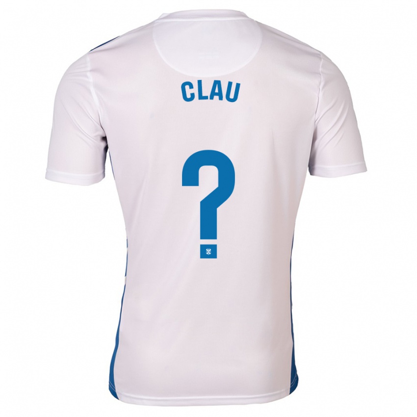 גברים קלאודיה רולדאן בלנקו #0 לבן כחול ג'רזי ביתית 2025/26 חולצה קצרה