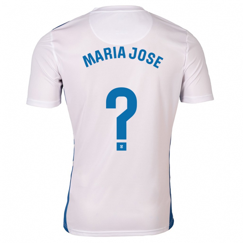 גברים מריה חוסה פרס #0 לבן כחול ג'רזי ביתית 2025/26 חולצה קצרה