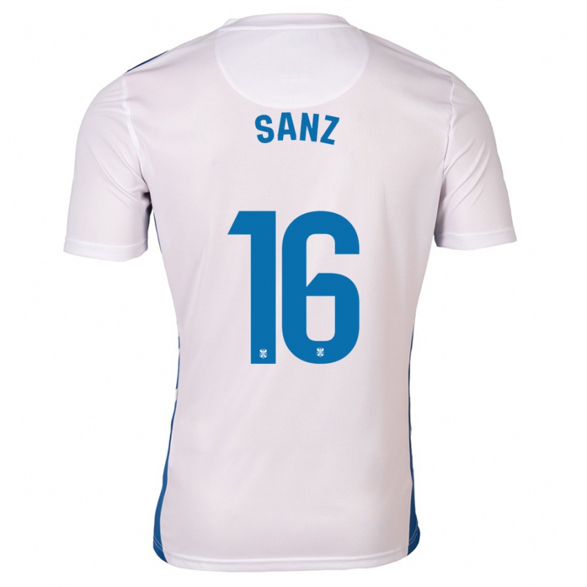 גברים אייטור סאנס #16 לבן כחול ג'רזי ביתית 2025/26 חולצה קצרה