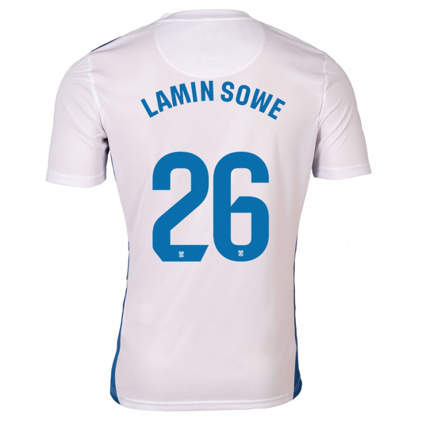 גברים בה למין סווה #26 לבן כחול ג'רזי ביתית 2025/26 חולצה קצרה