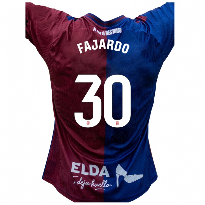 גברים חוסה פחארדו נלסון #30 כחול אדום ג'רזי ביתית 2025/26 חולצה קצרה