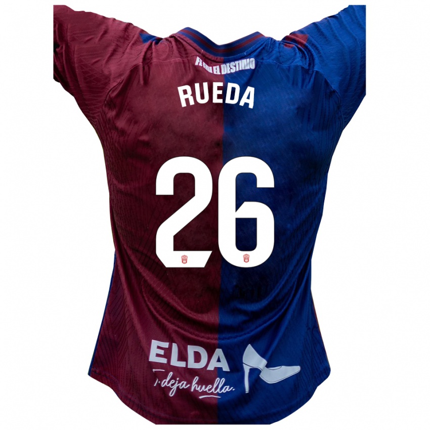 גברים Carlos Rueda #26 כחול אדום ג'רזי ביתית 2025/26 חולצה קצרה