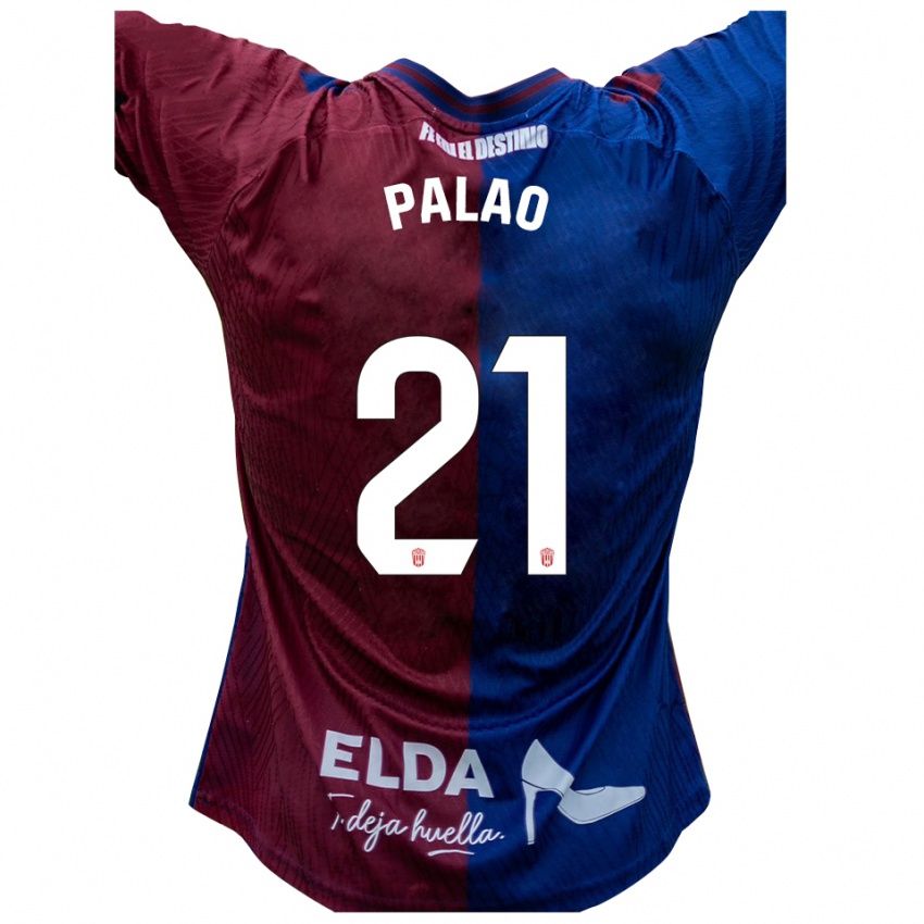 גברים Rafa Palao #21 כחול אדום ג'רזי ביתית 2025/26 חולצה קצרה