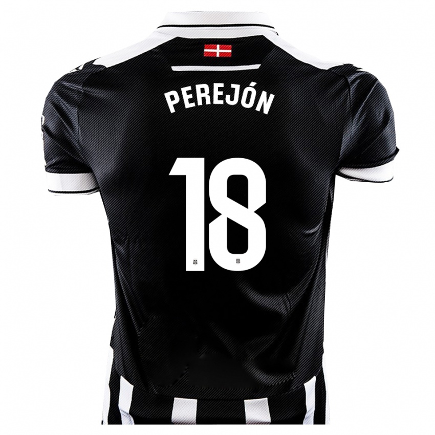 גברים דניאל פרחון סרה #18 שחור לבן ג'רזי ביתית 2025/26 חולצה קצרה