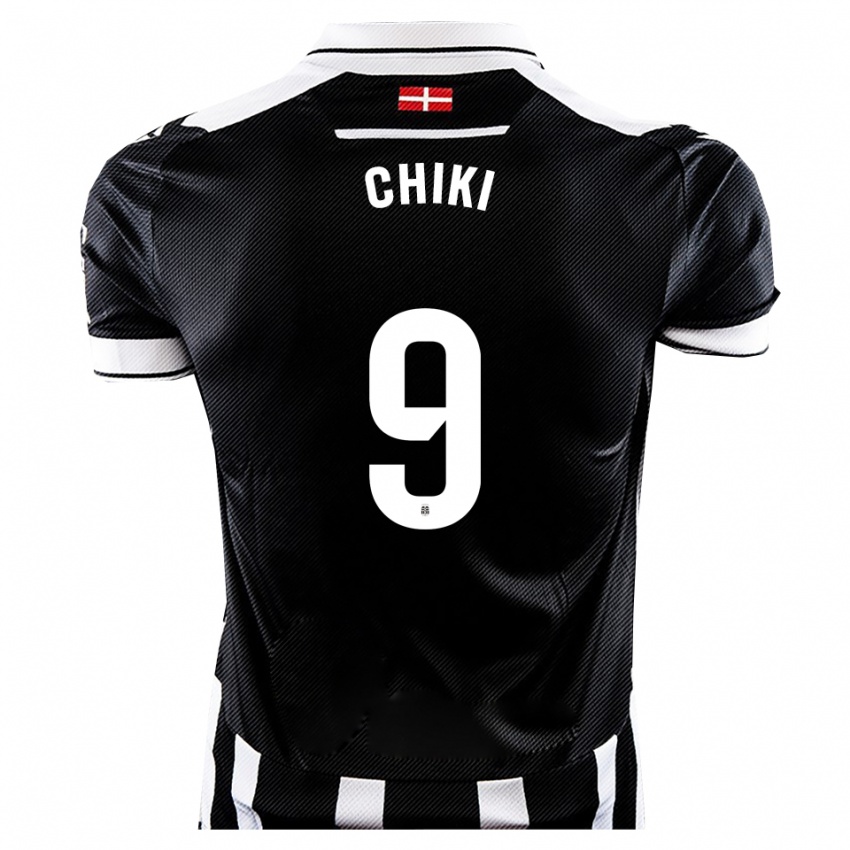 גברים Chiki #9 שחור לבן ג'רזי ביתית 2025/26 חולצה קצרה