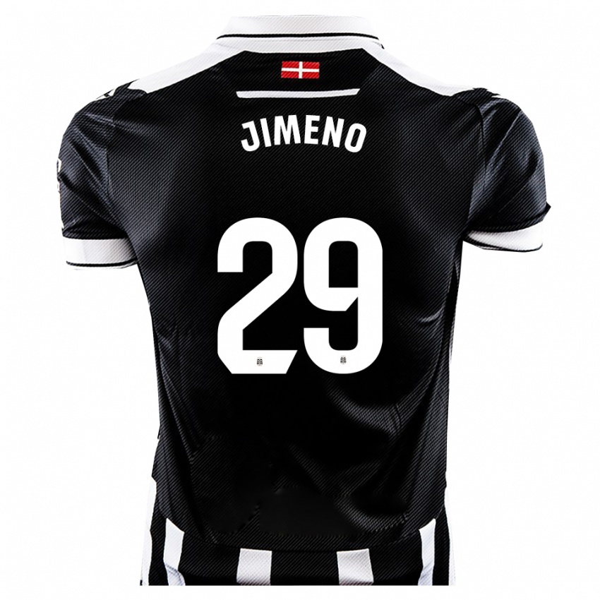גברים גברי חימנו #29 שחור לבן ג'רזי ביתית 2025/26 חולצה קצרה