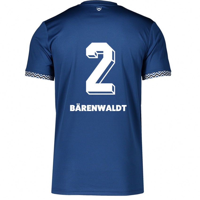 גברים לואי קאנה #2 כחול נייבי לבן ג'רזי ביתית 2025/26 חולצה קצרה