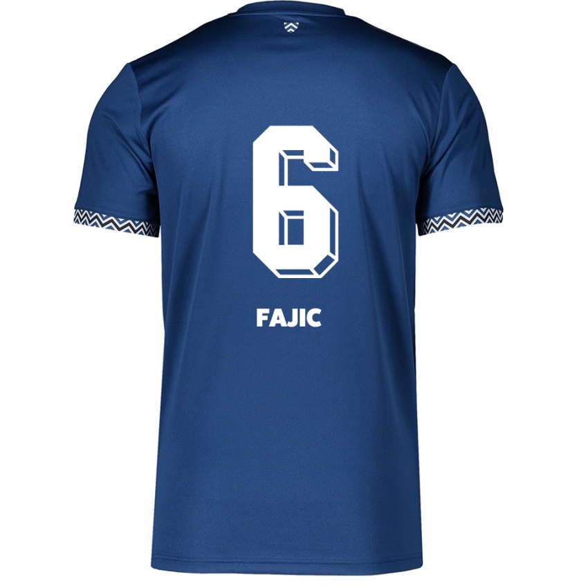 גברים סואט פאיק #6 כחול נייבי לבן ג'רזי ביתית 2025/26 חולצה קצרה