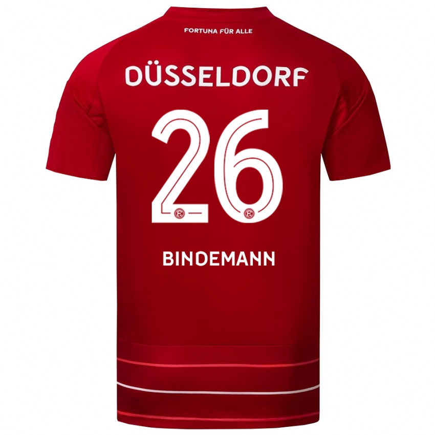 גברים דניז-פביאן בנדמן #26 אדום לבן ג'רזי ביתית 2025/26 חולצה קצרה