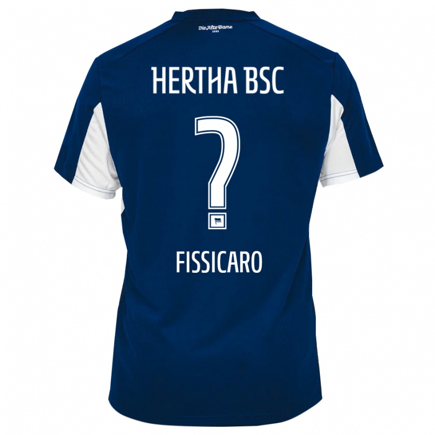 גברים Lucas Fissicaro #0 לבן כחול ג'רזי ביתית 2025/26 חולצה קצרה