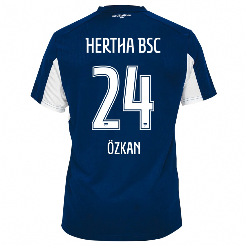 גברים Muhammed Özkan #24 לבן כחול ג'רזי ביתית 2025/26 חולצה קצרה