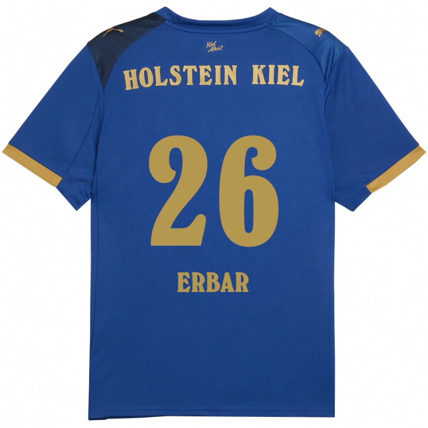 גברים לואיזה ארבר #26 כחול זהב ג'רזי ביתית 2025/26 חולצה קצרה