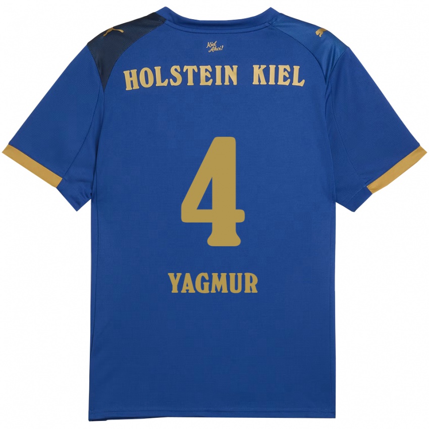 גברים Zehra Yagmur #4 כחול זהב ג'רזי ביתית 2025/26 חולצה קצרה