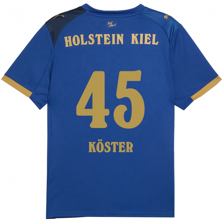 גברים לואי קוסטר #45 כחול זהב ג'רזי ביתית 2025/26 חולצה קצרה