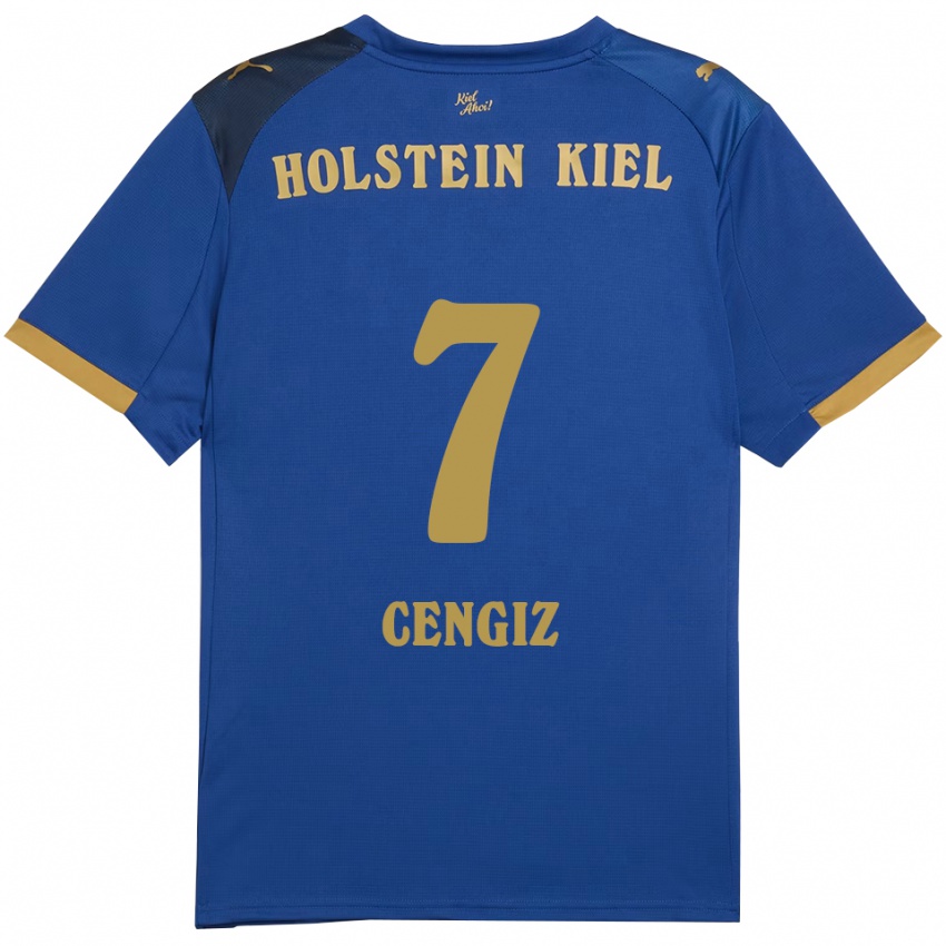 גברים Torris Cengiz #7 כחול זהב ג'רזי ביתית 2025/26 חולצה קצרה