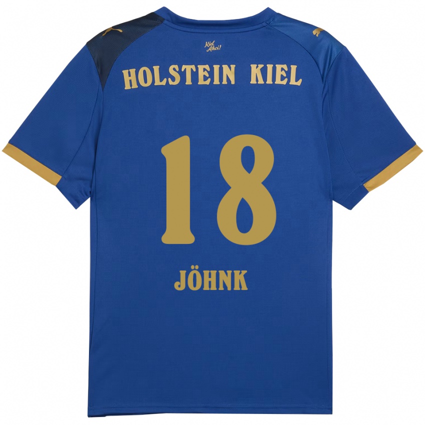 גברים Emma Jöhnk #18 כחול זהב ג'רזי ביתית 2025/26 חולצה קצרה