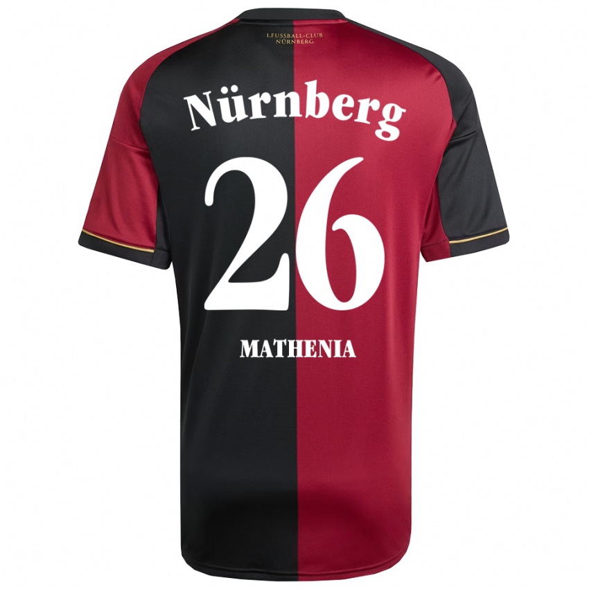 גברים כריסטיאן מתניה #26 בורדו שחור ג'רזי ביתית 2025/26 חולצה קצרה