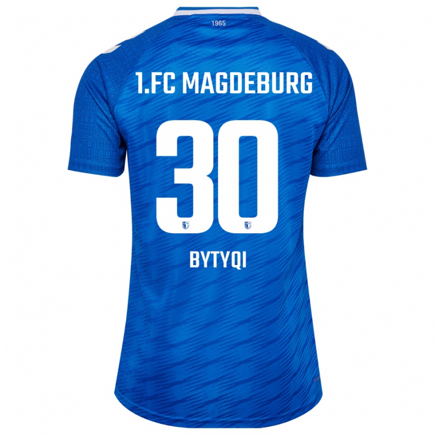 גברים Enis Bytyqi #30 כחול לבן ג'רזי ביתית 2025/26 חולצה קצרה