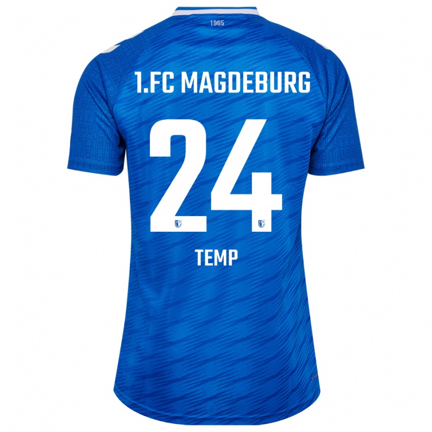 גברים Celine Temp #24 כחול לבן ג'רזי ביתית 2025/26 חולצה קצרה