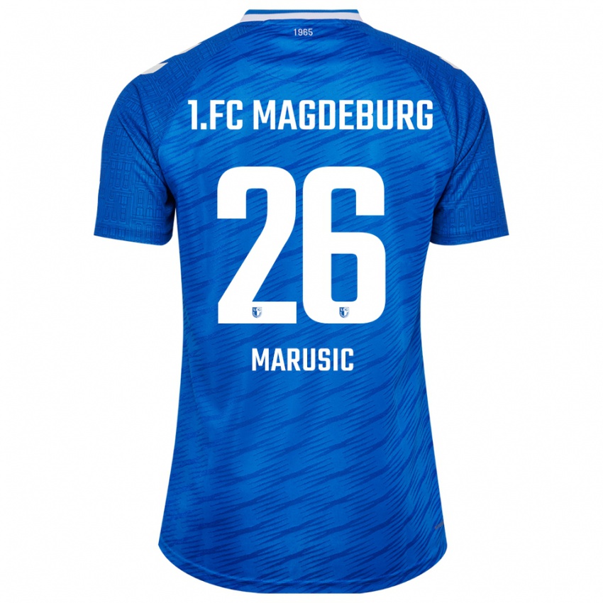 גברים אלכסה מארושיץ׳ #26 כחול לבן ג'רזי ביתית 2025/26 חולצה קצרה