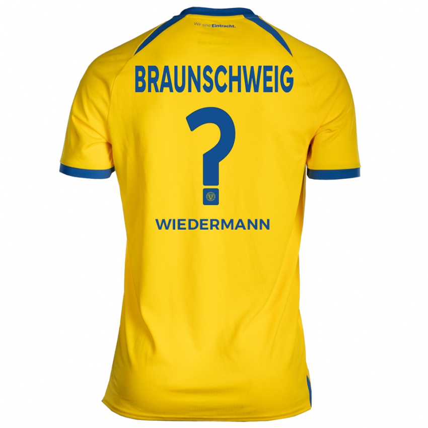 גברים ויקטוריה וידרמן #0 צהוב כחול ג'רזי ביתית 2025/26 חולצה קצרה