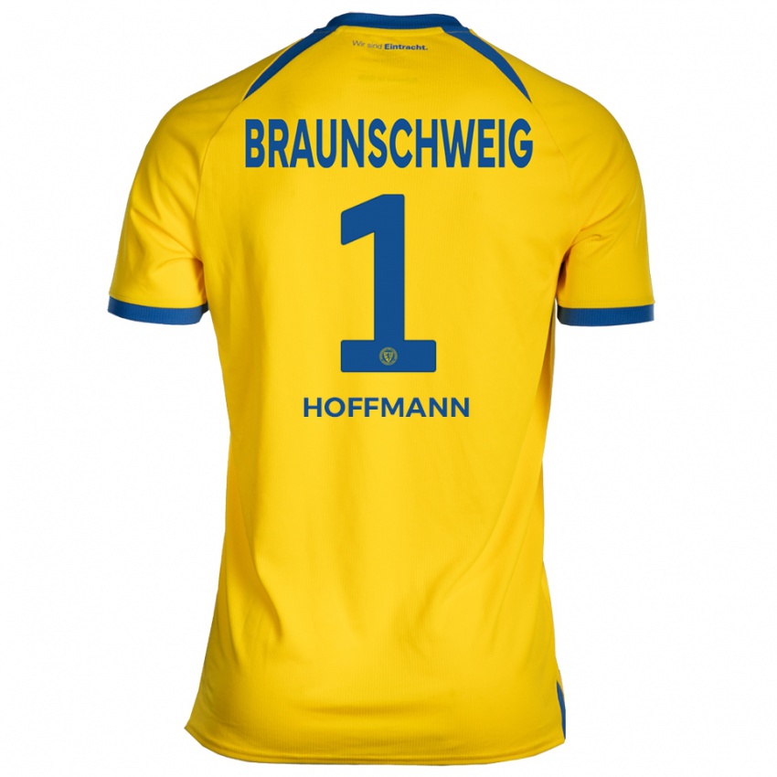 גברים רון-טורבן הופמן #1 צהוב כחול ג'רזי ביתית 2025/26 חולצה קצרה