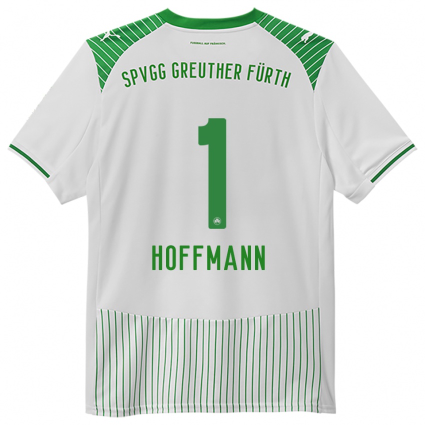 גברים סימון הופמן #1 לבן ירוק ג'רזי ביתית 2025/26 חולצה קצרה