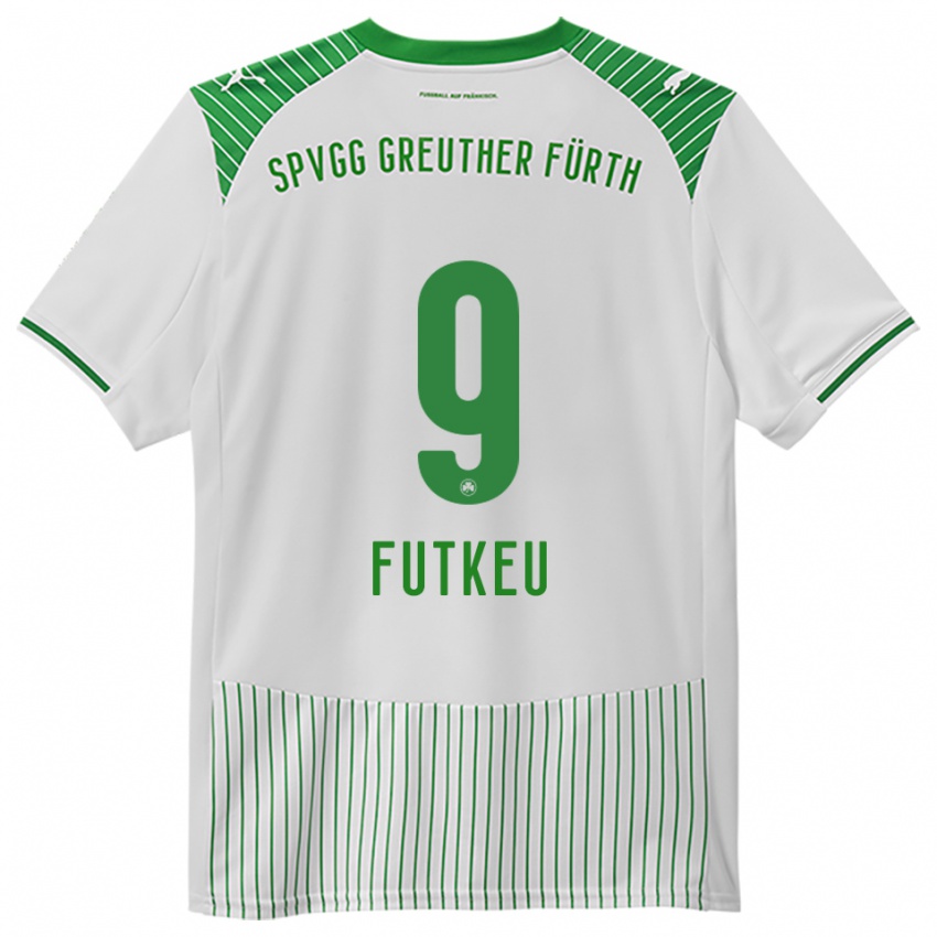 גברים נואל פוטקו #9 לבן ירוק ג'רזי ביתית 2025/26 חולצה קצרה