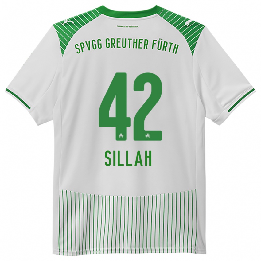 גברים עומאר סילה #42 לבן ירוק ג'רזי ביתית 2025/26 חולצה קצרה