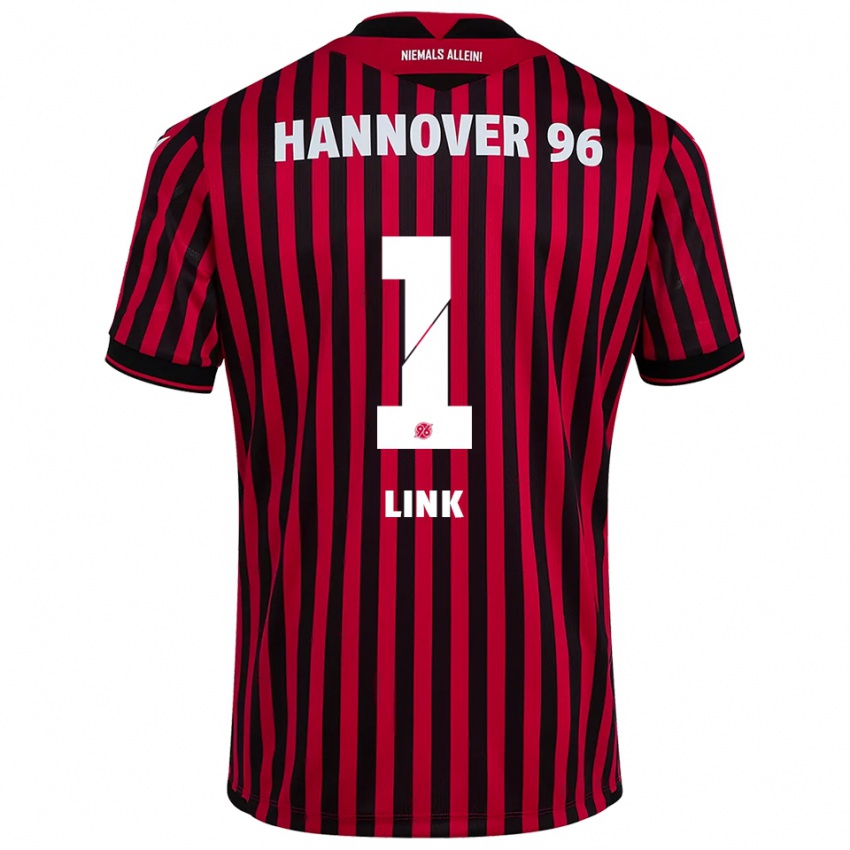 גברים ג׳ניס לינק #1 אדום שחור ג'רזי ביתית 2025/26 חולצה קצרה