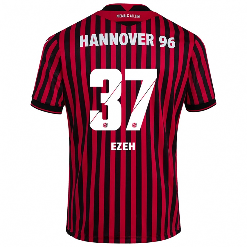 גברים ברוקלין אזה #37 אדום שחור ג'רזי ביתית 2025/26 חולצה קצרה