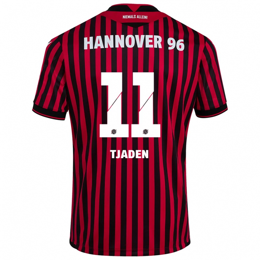 גברים מאטי טיאדן #11 אדום שחור ג'רזי ביתית 2025/26 חולצה קצרה