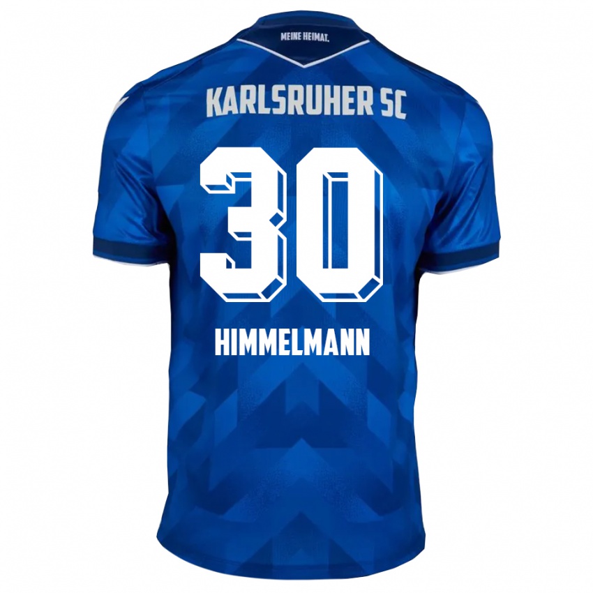 גברים רובין הימלמן #30 כחול לבן ג'רזי ביתית 2025/26 חולצה קצרה