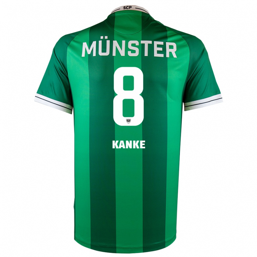 גברים Tim Kanke #8 ירוק לבן ג'רזי ביתית 2025/26 חולצה קצרה