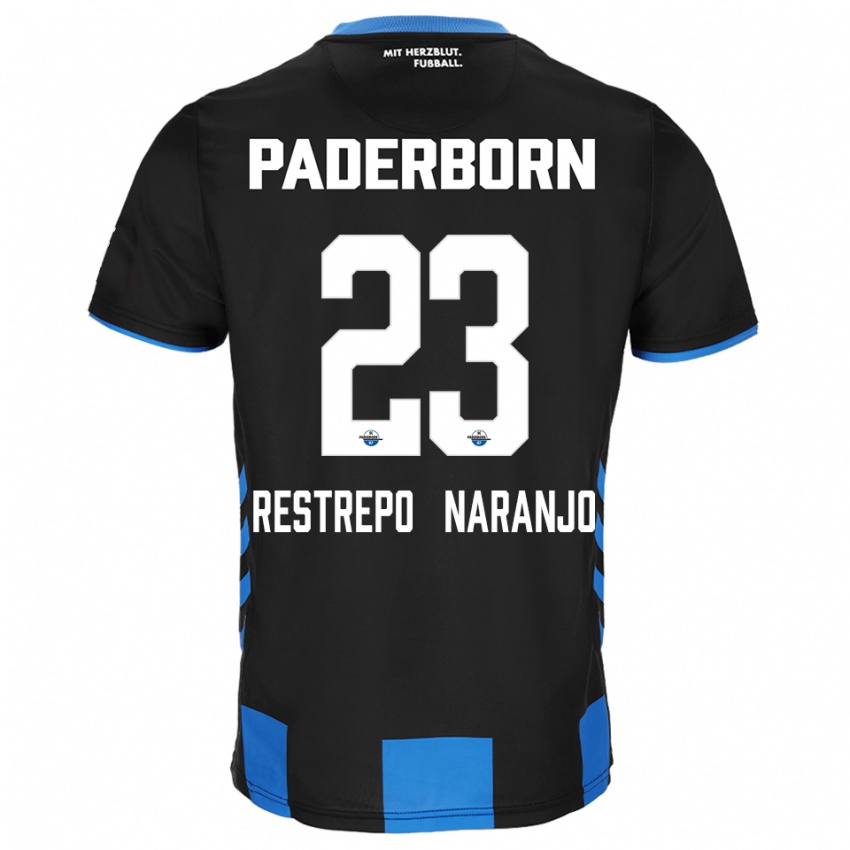 גברים פדרו חוסה רסטרפו נרנחו #23 שחור כחול ג'רזי ביתית 2025/26 חולצה קצרה