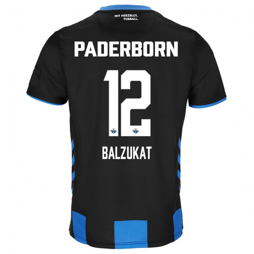 גברים Jens Balzukat #12 שחור כחול ג'רזי ביתית 2025/26 חולצה קצרה