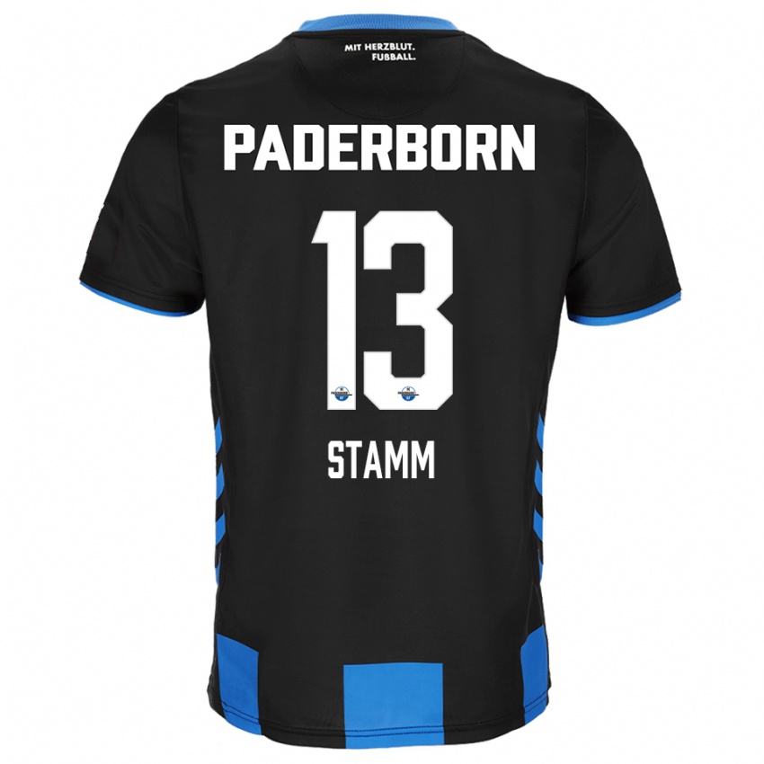 גברים David Stamm #13 שחור כחול ג'רזי ביתית 2025/26 חולצה קצרה