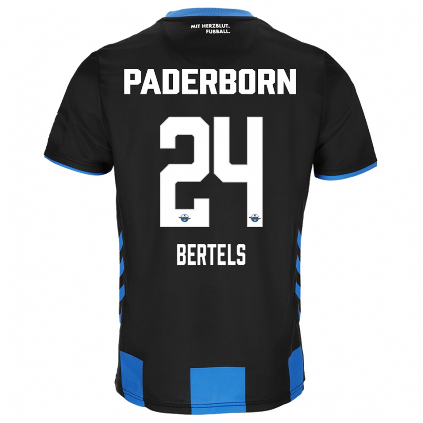 גברים פליקס ברטלס #24 שחור כחול ג'רזי ביתית 2025/26 חולצה קצרה